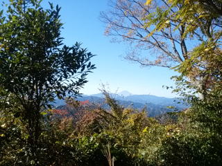 高尾山山頂からの眺望